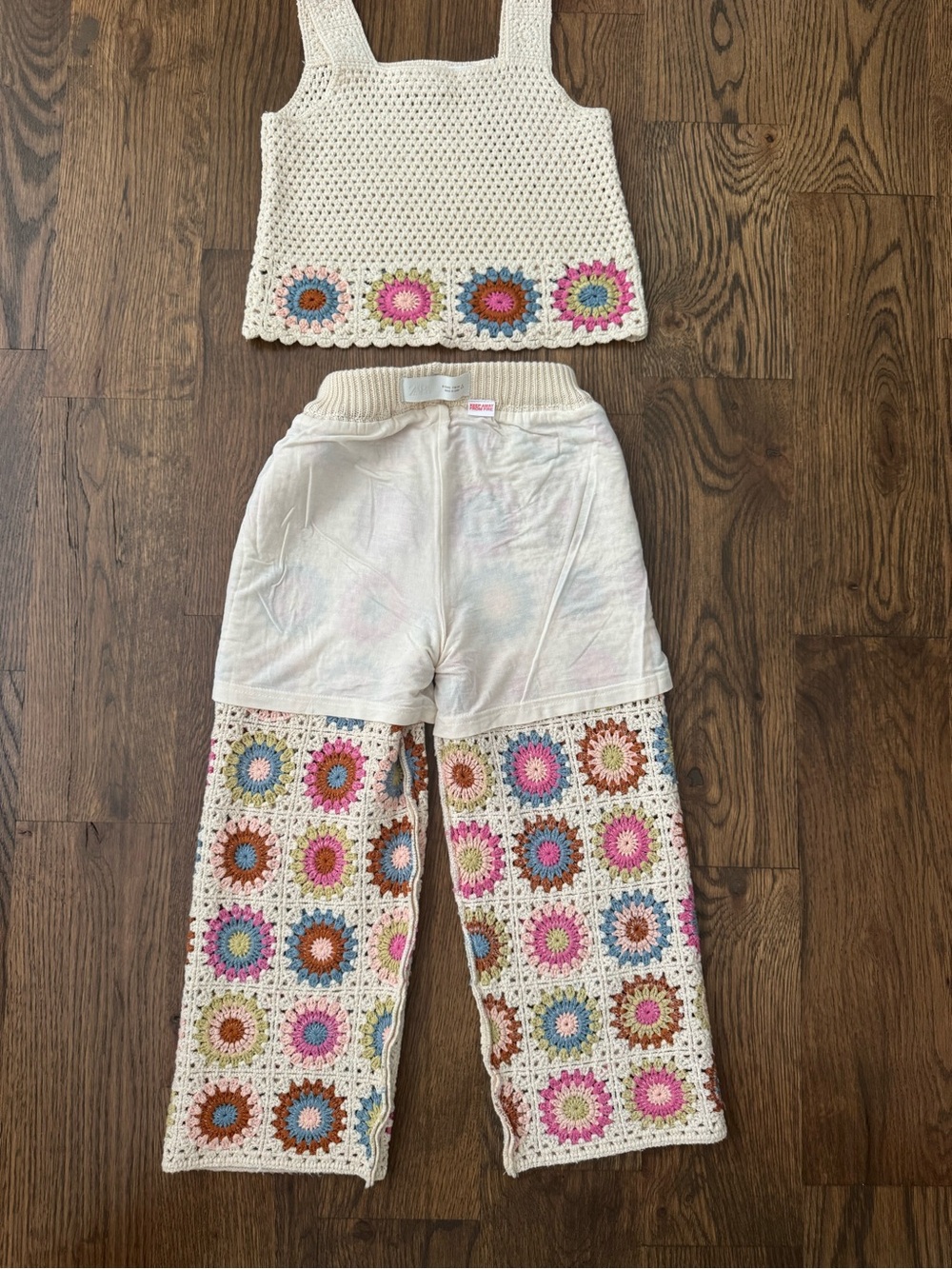 Crochet Tank and Pants Set Zara size 6 - Picture 8 of 8